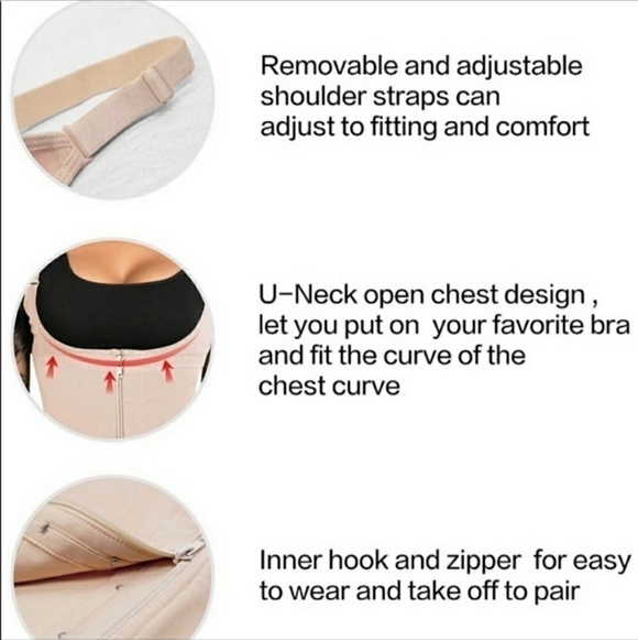 NWT SHAPERX Fitness Shapewear Cream Lace Detail Women's Size XS Slimming New - Picture 3 of 4